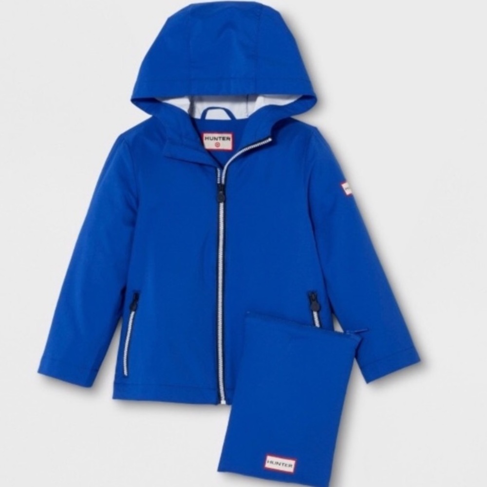 Boys packable huntertarget water proof windbreaker